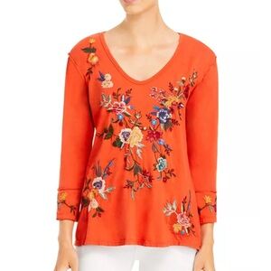 Johnny Was | Pina embroidered top